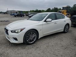 Salvage cars for sale from Copart Memphis, TN: 2018 Infiniti Q50 Luxe