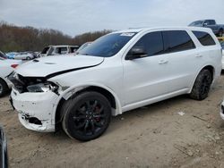 Vehiculos salvage en venta de Copart Windsor, NJ: 2019 Dodge Durango R/T