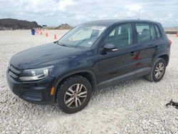 Salvage cars for sale at New Braunfels, TX auction: 2013 Volkswagen Tiguan S