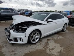 Salvage cars for sale from Copart Grand Prairie, TX: 2019 Audi A5 Premium S Line
