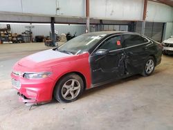 Chevrolet Malibu salvage cars for sale: 2017 Chevrolet Malibu LS