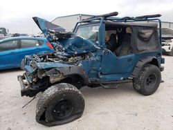 Salvage cars for sale at Haslet, TX auction: 2000 Jeep Wrangler / TJ Sport