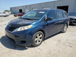 Salvage cars for sale at Jacksonville, FL auction: 2011 Toyota Sienna Base