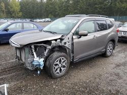 Salvage cars for sale from Copart Graham, WA: 2019 Subaru Forester Premium