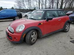 Salvage cars for sale from Copart Candia, NH: 2012 Mini Cooper