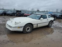 Salvage cars for sale at Central Square, NY auction: 1984 Chevrolet Corvette