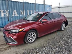 Salvage cars for sale from Copart Ellenwood, GA: 2021 Toyota Camry LE
