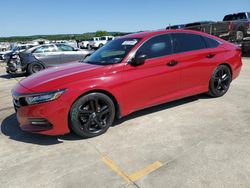 Salvage cars for sale from Copart Grand Prairie, TX: 2020 Honda Accord Sport