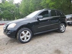 Salvage cars for sale at Austell, GA auction: 2011 Mercedes-Benz ML 350 4matic
