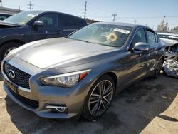 Salvage Cars with No Bids Yet For Sale at auction: 2016 Infiniti Q50 Premium