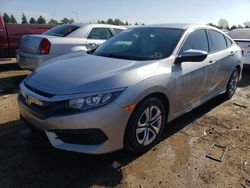 Salvage cars for sale at Elgin, IL auction: 2016 Honda Civic LX