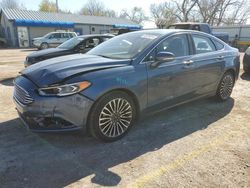 Salvage cars for sale at Wichita, KS auction: 2018 Ford Fusion SE
