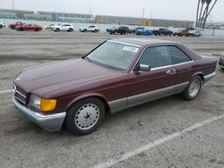 Salvage cars for sale at Van Nuys, CA auction: 1986 Mercedes-Benz 560 SEC