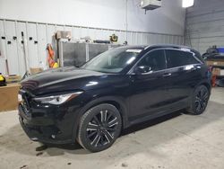 Salvage cars for sale from Copart Des Moines, IA: 2021 Infiniti QX50 Luxe