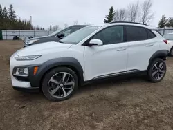 Salvage cars for sale at Bowmanville, ON auction: 2020 Hyundai Kona Ultimate