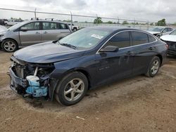 Salvage cars for sale from Copart Houston, TX: 2018 Chevrolet Malibu LS