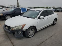 Salvage cars for sale from Copart Grand Prairie, TX: 2008 Honda Accord LX