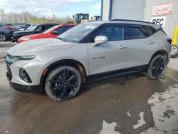Salvage cars for sale at Duryea, PA auction: 2021 Chevrolet Blazer RS