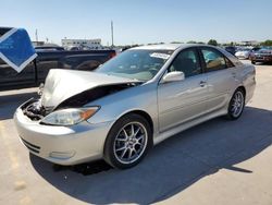 Salvage cars for sale at Grand Prairie, TX auction: 2004 Toyota Camry LE