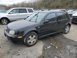 Volkswagen salvage cars for sale: 2001 Volkswagen Golf GLS