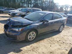 Salvage cars for sale at North Billerica, MA auction: 2017 Subaru Impreza Premium Plus