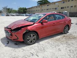 Salvage cars for sale at Opa Locka, FL auction: 2018 Hyundai Elantra SEL