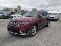 Salvage cars for sale at New Orleans, LA auction: 2019 Jeep Grand Cherokee Summit