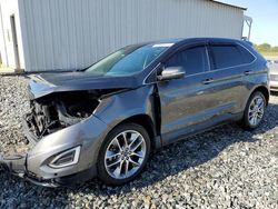 Salvage cars for sale at Tifton, GA auction: 2015 Ford Edge Titanium