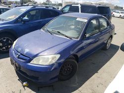 Honda Civic dx vp Vehiculos salvage en venta: 2005 Honda Civic DX VP