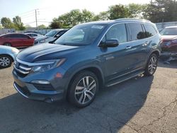 Honda Pilot Touring salvage cars for sale: 2017 Honda Pilot Touring