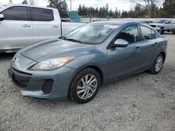 Salvage cars for sale from Copart Graham, WA: 2012 Mazda 3 I
