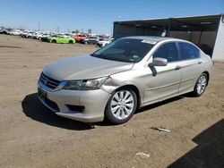 Salvage cars for sale from Copart Brighton, CO: 2015 Honda Accord EX