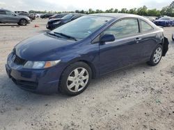 Salvage cars for sale at Houston, TX auction: 2009 Honda Civic LX