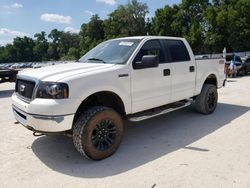 Salvage trucks for sale at Ocala, FL auction: 2008 Ford F150 Supercrew