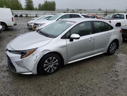 Vehiculos salvage en venta de Copart Arlington, WA: 2021 Toyota Corolla LE