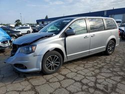 Salvage cars for sale from Copart Woodhaven, MI: 2018 Dodge Grand Caravan SE