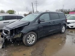 Salvage cars for sale from Copart Columbus, OH: 2016 KIA Sedona LX