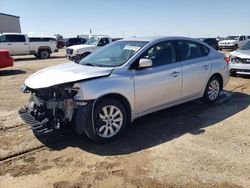 Salvage cars for sale at Amarillo, TX auction: 2016 Nissan Sentra S