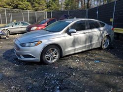 Salvage cars for sale at Waldorf, MD auction: 2018 Ford Fusion SE Hybrid
