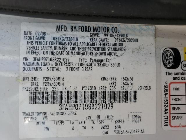 2008 Ford Fusion SE