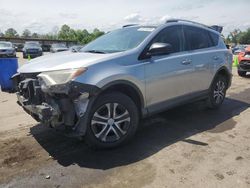 Salvage cars for sale at Florence, MS auction: 2017 Toyota Rav4 LE