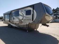 Salvage trucks for sale at Eldridge, IA auction: 2019 Montana Travel Trailer