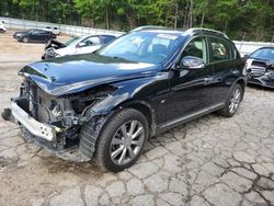 Salvage cars for sale at Austell, GA auction: 2017 Infiniti QX50