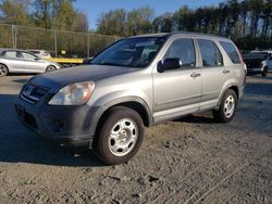 Salvage cars for sale from Copart Waldorf, MD: 2005 Honda CR-V LX