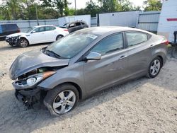 Salvage cars for sale from Copart Hampton, VA: 2012 Hyundai Elantra GLS