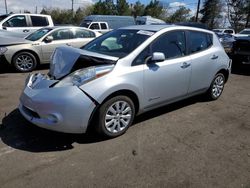 Nissan Leaf s salvage cars for sale: 2013 Nissan Leaf S