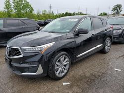 Salvage cars for sale at Cahokia Heights, IL auction: 2019 Acura RDX Technology