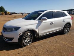 Salvage cars for sale from Copart Longview, TX: 2016 Lincoln MKX Reserve