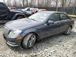 Mercedes-Benz salvage cars for sale: 2013 Mercedes-Benz C 300 4matic