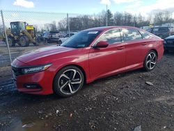 Salvage cars for sale at Pennsburg, PA auction: 2019 Honda Accord Sport